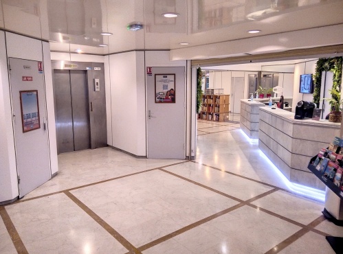 Hall et reception de la résidence Graziella