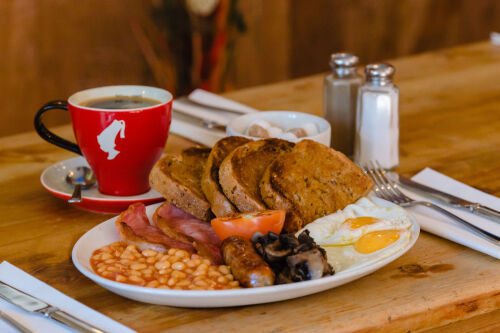The Fitzrovia Belle Hotel - freshly cooked breakfast to order