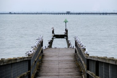 The sea is only a short walk away...