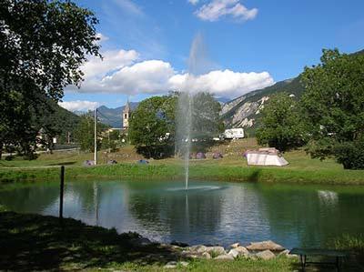 Le lac des moulins sur Le Val d'Ambin