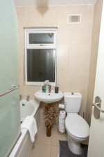 Bathroom with bath tub and shower