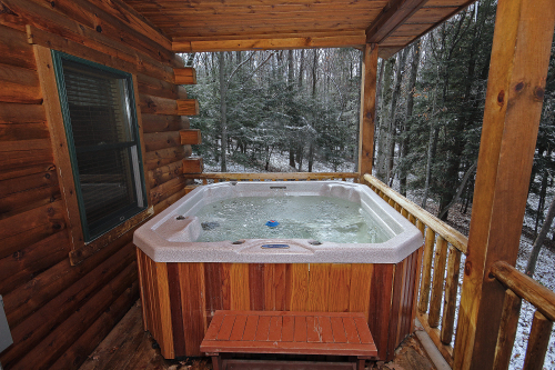 Hot Tub, Back Deck, looking south