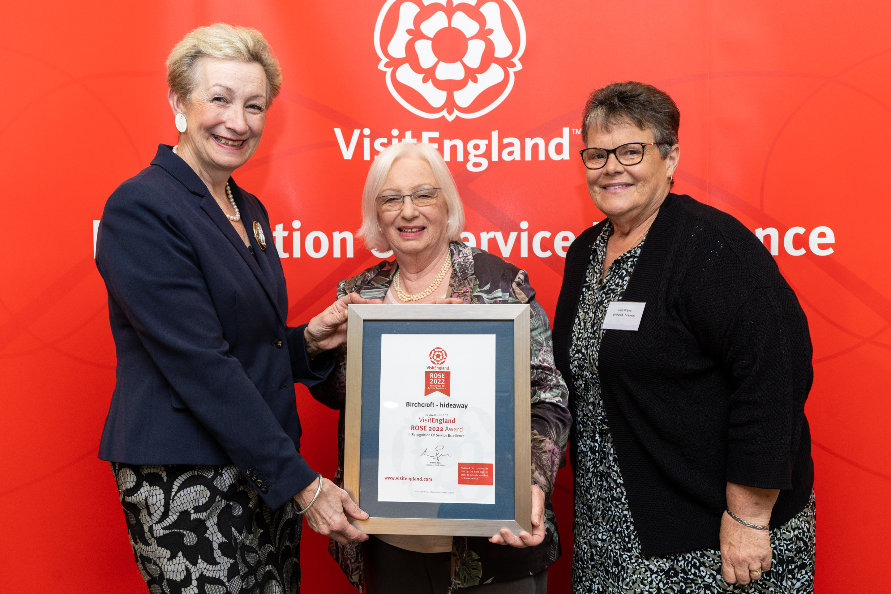 May 2022 Blog - Visit England - Rose Award 2022 for Service Excellence