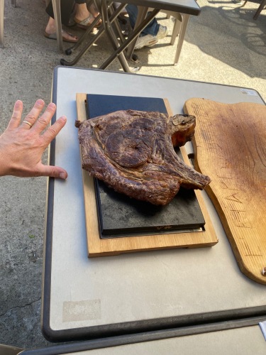 Etape du berger : côte de bœuf extraordinaire...