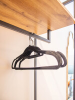 Keep Your Stay Organized – Spacious Open Wardrobe in Huddersfield Deal House