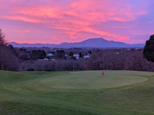 Coucher de soleil sur Arcangues