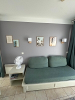 Canapé ou couchage 90/190 + lit gigogne 80/190