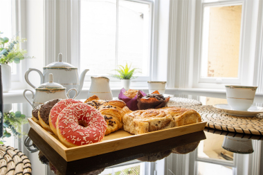 Start morning in vacation with colors 