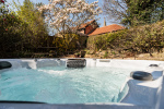 Hot Tub with View of St. Mary's Church Spire
