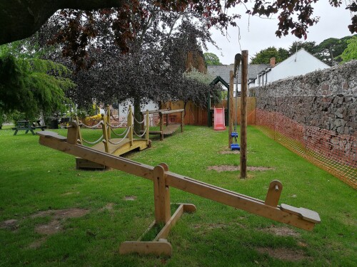 part of our children's play area in the garden 