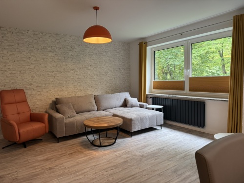 Wohnzimmer mit Schlafcouch