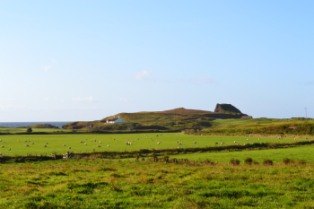 View Of Dunaverty Rock From Back Garden