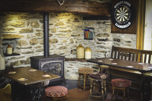Our Bar and Fireplace