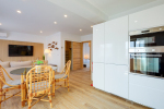 Living room and kitchen