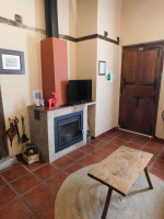 Frente a la chimenea