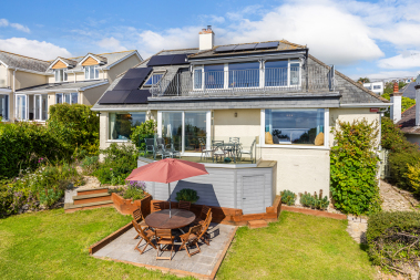 Seaward patio, terrace and balcony