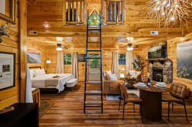 A beautifully designed open-concept retreat where you can relax, dine, and recharge in the heart of the Smokies.