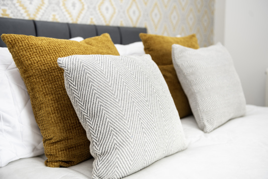 Hotel-Quality Comfort - Fresh crisp linens, hypoallergenic bedding and supportive new mattresses for a perfect night’s sleep