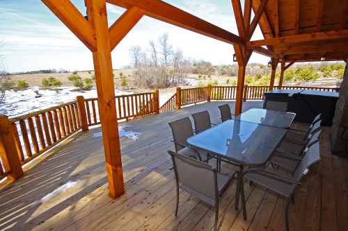 View to northwest, from North Side Deck Dining Area