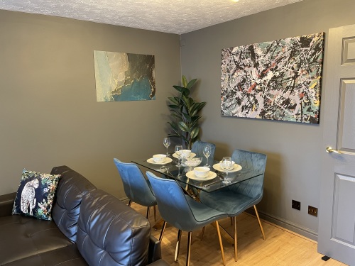 Open plan dining area