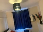 Blackout curtains in all rooms for your privacy