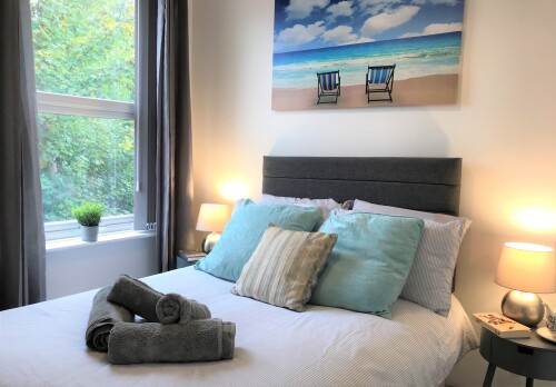Bedroom 2 - Comfy Double bed and wardrobe