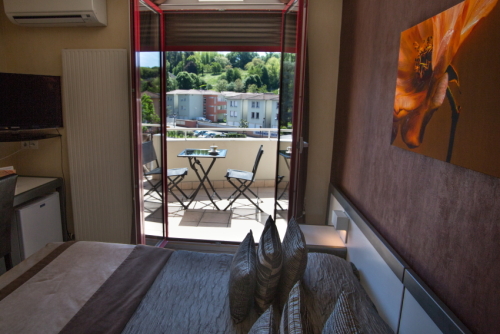 Chambre avec balcon