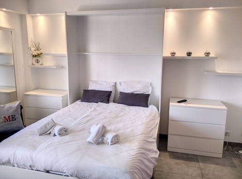 double couchage dans le salon