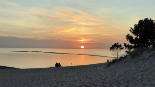 Coucher de soleil sur la dune du Pyla