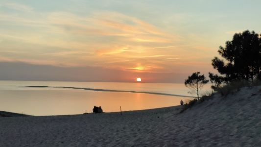 Coucher de soleil sur la dune du Pyla