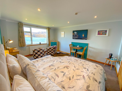 All our rooms offer views overlooking Loch Portree