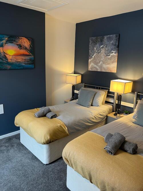 Bedroom 4 - Plenty of space and two comfy single beds