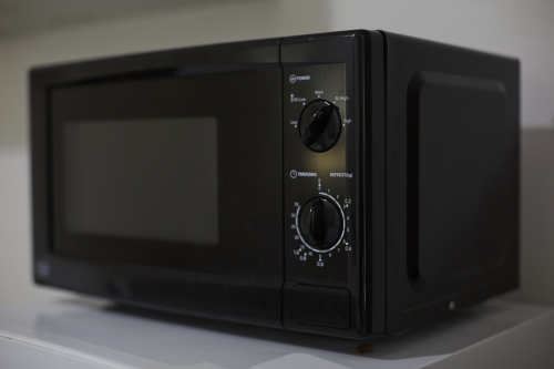 Microwave available for quick meals