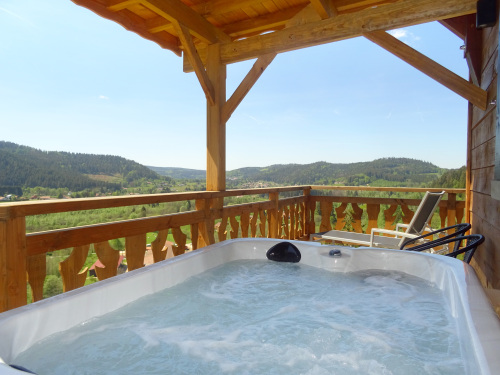 SPA privé couvert avec vue magnifique