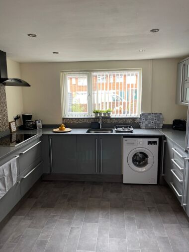 Modern kitchen with good appliances and utencils