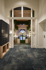 Comfortable and tidy shared entrance