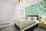 king sized zip and link bed 
can act as 2 single beds if unzipped and pulled apart
please request how you want it laid out