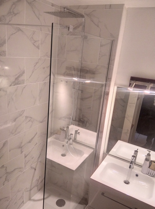 Douche à l'italienne