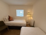 Ground Floor Twin Bedroom with shared bathroom