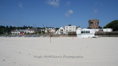 Beach Cafe and beach 100 yards up