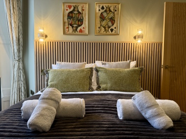 master bedroom double bed