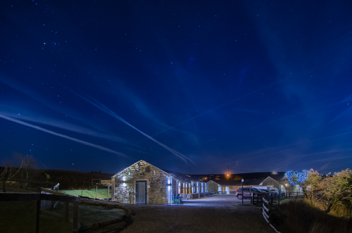 Rossendale Holiday Cottages at night