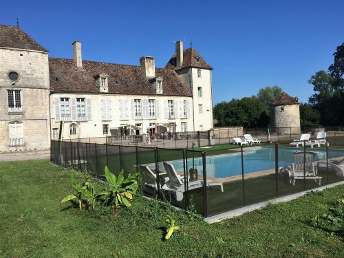 piscine et parc