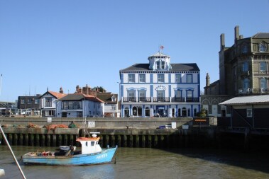 The Pier Hotel for cocktails, lunch and dinner