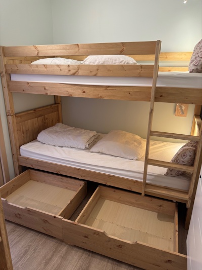 lit superposé 1 avec tiroirs rangement