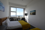 Apartment 1 Family Bedroom with Double and Single bed Sea View