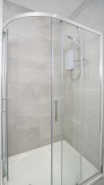 1st floor walk in shower 