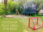 Kinds Play Area in our Garden