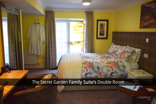 The Secret Garden Family Suite's Double Room with King Bed