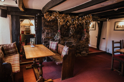 Dog friendly dining in our 13th century inn